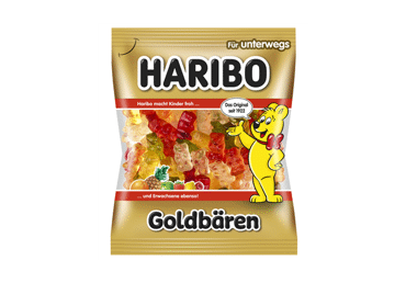 Guminukai HARIBO (AUKSINIAI MEŠKUČIAI), 100 g