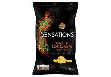 Traškučiai WALKERS, keptos vištienos ir čiobrelių sk., 150 g