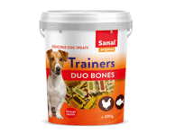 Šunų skanėstai SANAL TRAINERS DUO BONES 300g