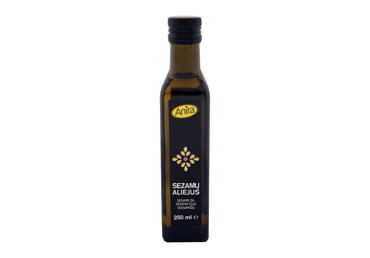 Šaltai spaustas nerafinuotas sezamų aliejus ANIRA, 250 ml