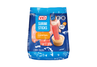 Surimio lazdelės su kokteiliniu padažu VIČI, 200 g