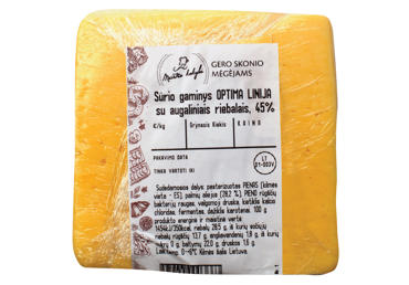 Sūrio gaminys su augaliniais riebalais, 43 % rieb. s. m., 1 kg