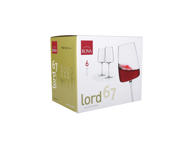 Vyno taurės RONA Lord 670 ml, 6 vnt.