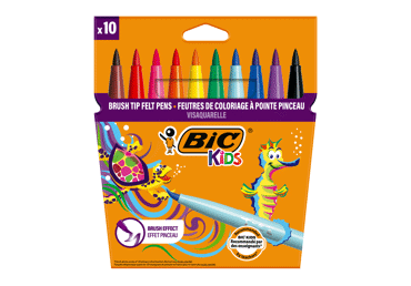 Flomasteriai BIC KIDS, 10 vnt.