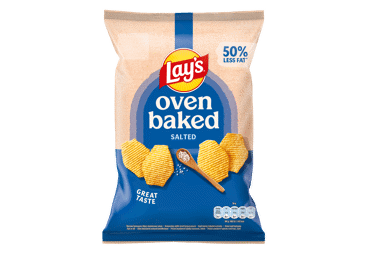 Kepti bulvių traškučiai LAY'S OVEN BAKED su druska, 110 g - 1