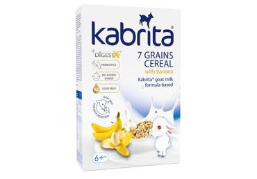 7 grūdų košė KABRITA su bananais (6+ mėn.), 180 g