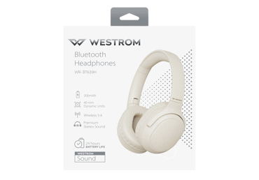 Belaidės ausinės WESTROM Creamy
