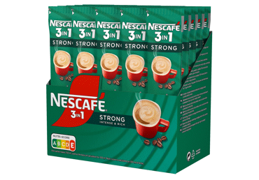 Tirpioji kava NESCAFE 3IN1 STRONG, 448 g