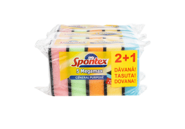 Indų kempinės SPONTEX, 5 vnt.