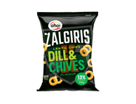 Lęšių traškučiai ŽALGIRIS OHO!, krapų, laiškinių česnakų sk., 100 g