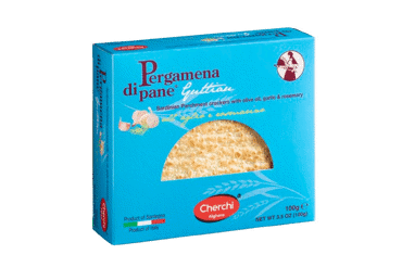 Traški duonelė su alyvuogių aliejumi, česnakais ir rozmarinais CHERCHI, 100 g