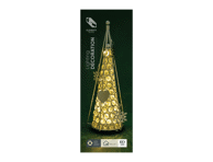 Šviečianti dekoracija, 13x13x36 cm