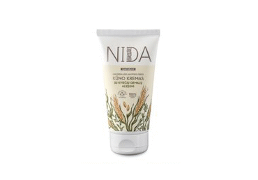 Universalus kūno kremas NIDA su kviečių gemalų aliejumi, 150 ml
