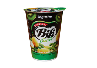 Jogurtas BIFI ACTIVE su kiviais ir kriaušėmis, 2%, 360 g