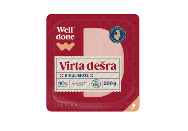Virta kiaulienos dešra WELL DONE, a. r., 200 g