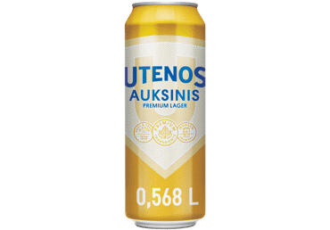 UTENOS AUKSINIS alus, 568 ml