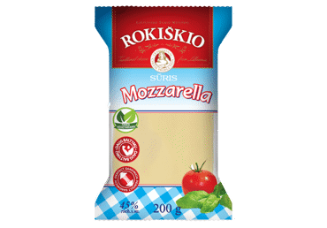 Sūris MOZZARELLA, 45 % rieb. s. m., 200 g