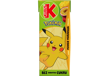 Obuolių, mangų, pasiflorų vaisių gėrimas KUBUŠ, 200 ml