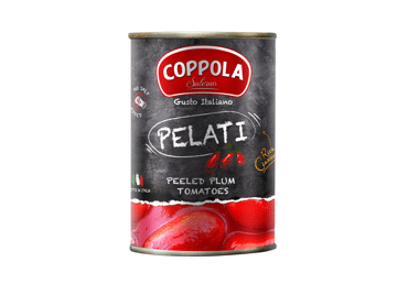 Raudoni lupti pomidorai COPPOLA (PELATI) savo sultyse, 400 g