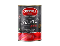 Raudoni lupti pomidorai COPPOLA (PELATI) savo sultyse, 400 g