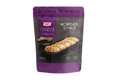 Šaldyti koldūnai VIČI GYOZA su barbekiu skonio mėsa, 600 g