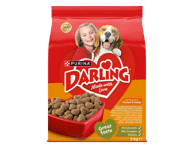 Visavertis šunų ėdalas DARLING su paukštiena ir daržovėmis, 3 kg