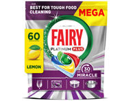 Automatinių indaplovių kapsulės FAIRY Platinum+ Lemon Miracle, 60vnt
