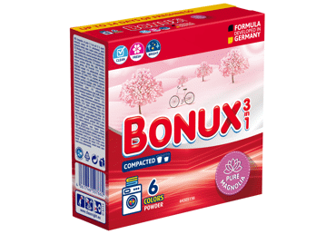 Skalbimo milteliai BONUX MAGNOLIA, 6 skalbimams, 390 g, 390 g