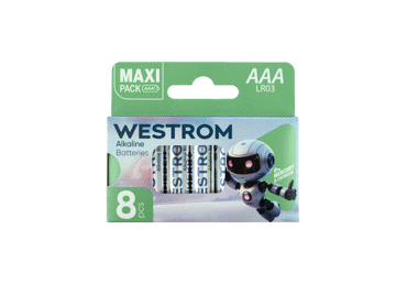 Elementai WESTROM AAA, LR03, 1.5V, 8vnt.