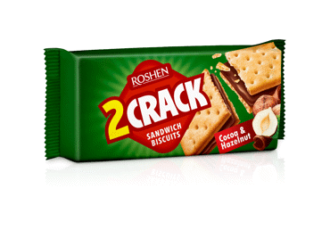 Krekeriai ROSHEN su lazdynų riešutų įdaru, 190 g