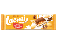 Pieninis šokoladas LACMI su žemės riešutais ir karamele, 295 g