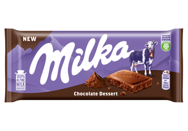 Šokoladas MILKA DESSERT, 100 g, 100 g Šokoladas MILKA DESSERT, 100 g, 100 g