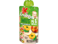 Obuolių ir svarainių tyrelė su vitaminu C, Kubuš baby, 120g