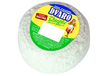 DVARO varškė, 9% rieb., 1 kg