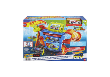 Žais. autom. spalvas keičianti tunelinė plovykla HOT WHEELS, 1 vnt. - 2