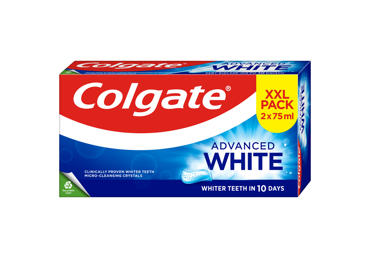 Dantų Pasta Advanced White Original COLGATE, 2x75 ml