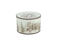 Apvali dovanų dėžutė, 18.3X12cm