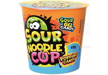 Saldainių rinkinys JOHNY BEE SOUR NOODLE CUP, 65 g - 3