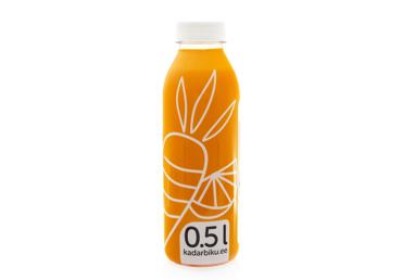 Apelsinų-morkų sultys KADARBIKU, 500 ml