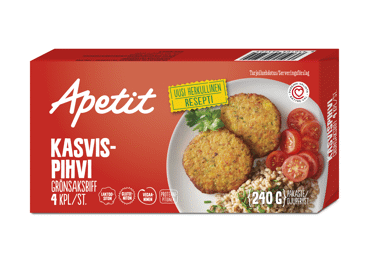 Šaldyti daržovių kepsniai APETIT, 240 g