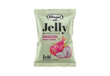 Kertuočių skonio želė be pridėtinio cukraus, 95 g