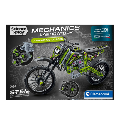 Žaislinis motociklas konstruktorius CLEMENTONI - 1