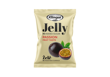 Pasiflorų vaisių skonio želė be pridėtinio cukraus, 95 g