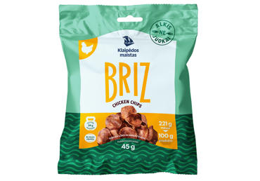 Vytinti vištienos traškučiai BRIZ, I r., 45 g