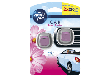 Automobilių oro gaivikliai AMBI PUR FLOWERS & SPRING, 2 vnt., 4 ml