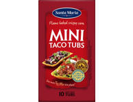 Mažos kukurūzų geldelės takams SANTA MARIA TEX MEX, 10 vnt., 86 g