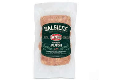 Virt. kiaul. dešrelės BERETTA su Chalapos papr., 180 g