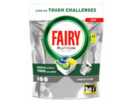 Indaplovių kapsulės FAIRY PLATINUM LEMON, 45 vnt.
