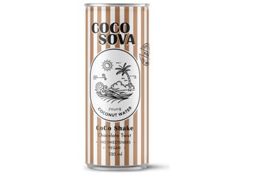 Šokolado skonio kokosų vandens gėrimas COCOSOVA COCO SHAKE, 320 ml