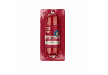 Karštai rūkytas WELL DONE servelatas, a. r., 300 g